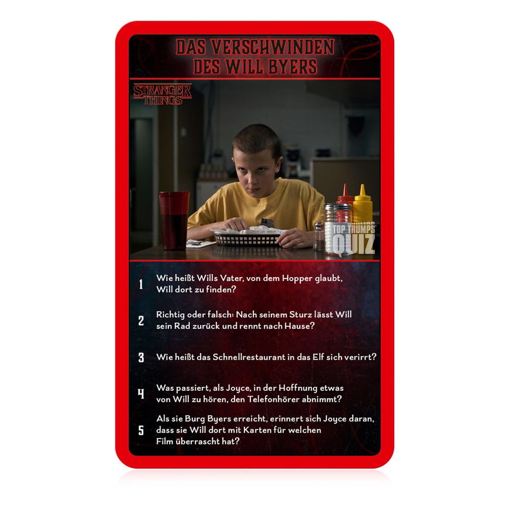 Stranger Things Juego de cartas Top Trumps Quiz *Edición Alemán*