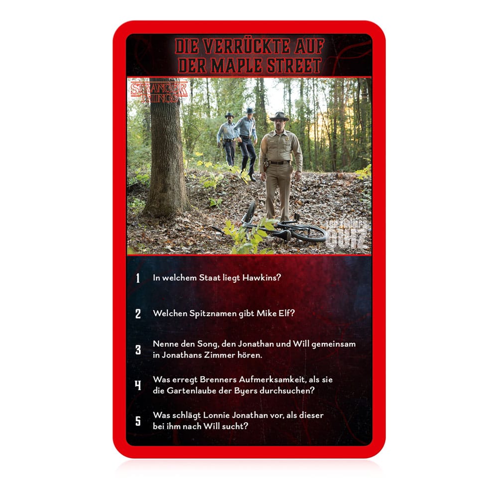 Stranger Things Juego de cartas Top Trumps Quiz *Edición Alemán*