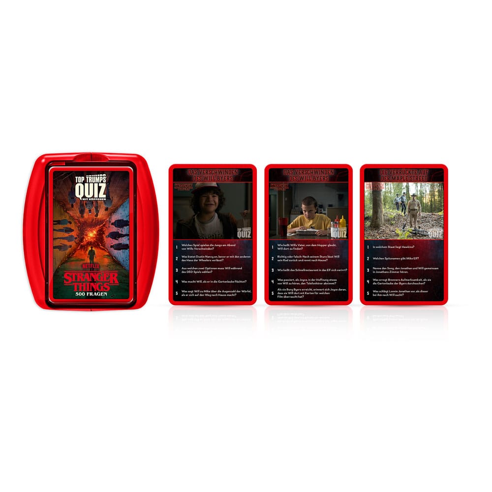 Stranger Things Juego de cartas Top Trumps Quiz *Edición Alemán*
