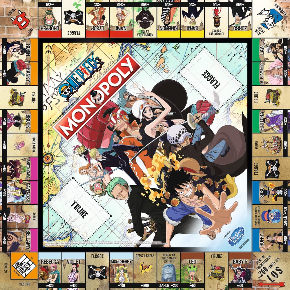Monopoly Juego de Mesa One Piece (New Case) *Edición aléman*