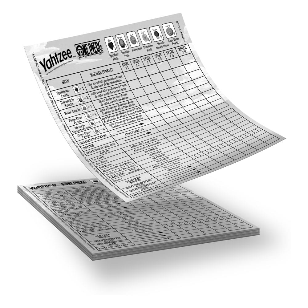 One Piece Yahtzee  *Edición aléman*