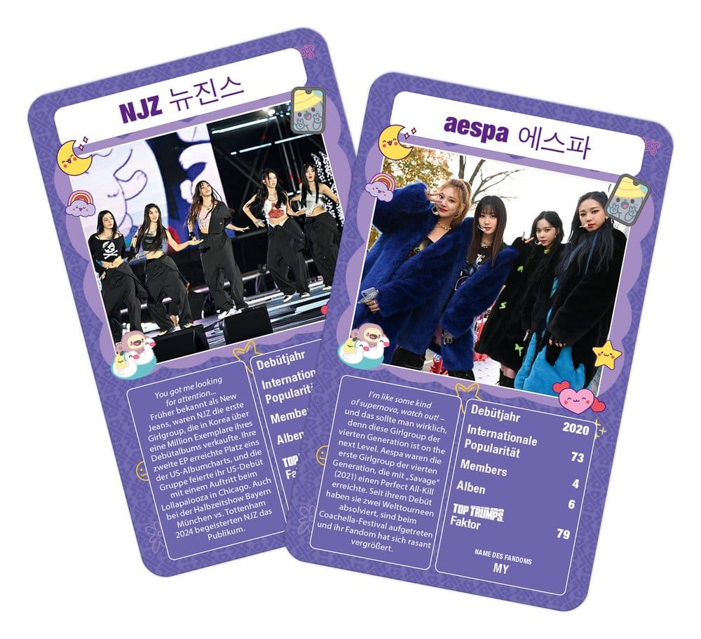 K-Pop Juego de Cartas Top Trumps *Edición Alemán*