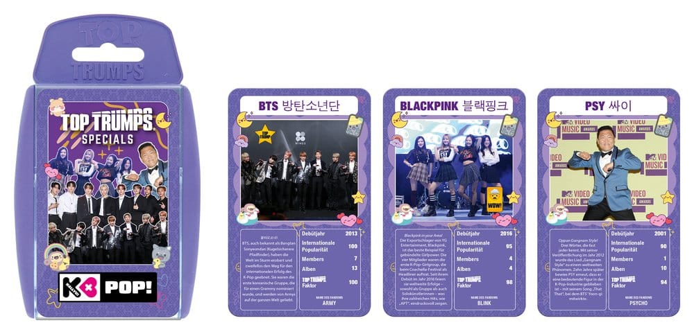 K-Pop Juego de Cartas Top Trumps *Edición Alemán*