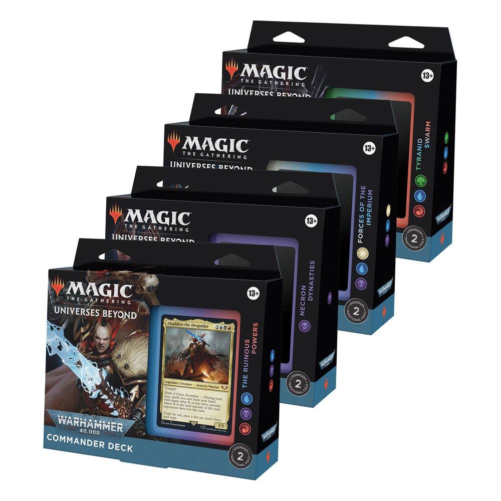 Magic the Gathering Universes Beyond: Warhammer 40,000 Mazos de Commander Caja (4) inglés Frikytopia