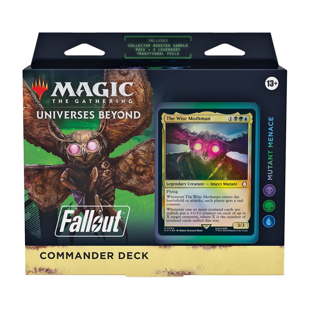 Magic the Gathering Universes Beyond: Fallout Mazos de Commander Caja (4) inglés