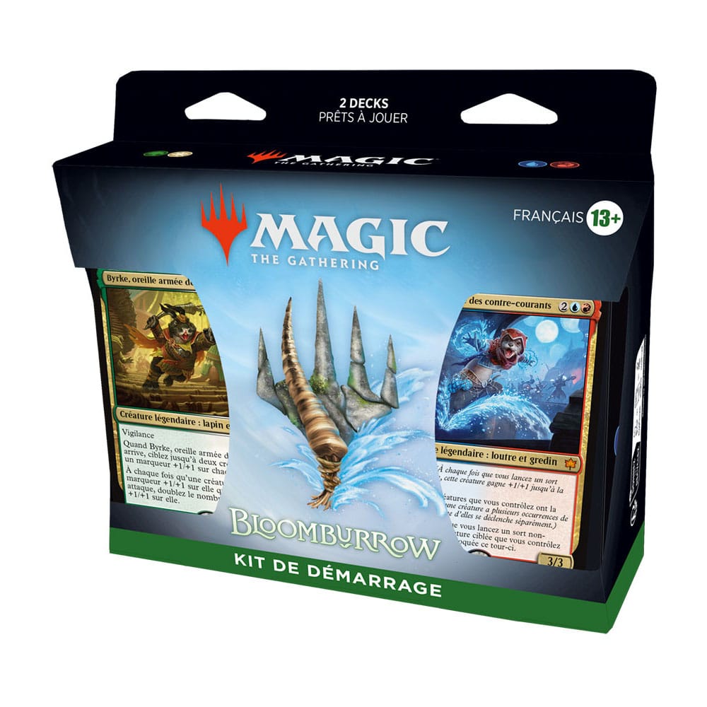 Magic the Gathering Bloomburrow Caja de Kits de inicio de 2024 (12) francés