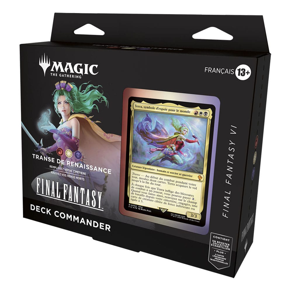 Magic the Gathering Final Fantasy Mazos de Commander Caja (4) francés