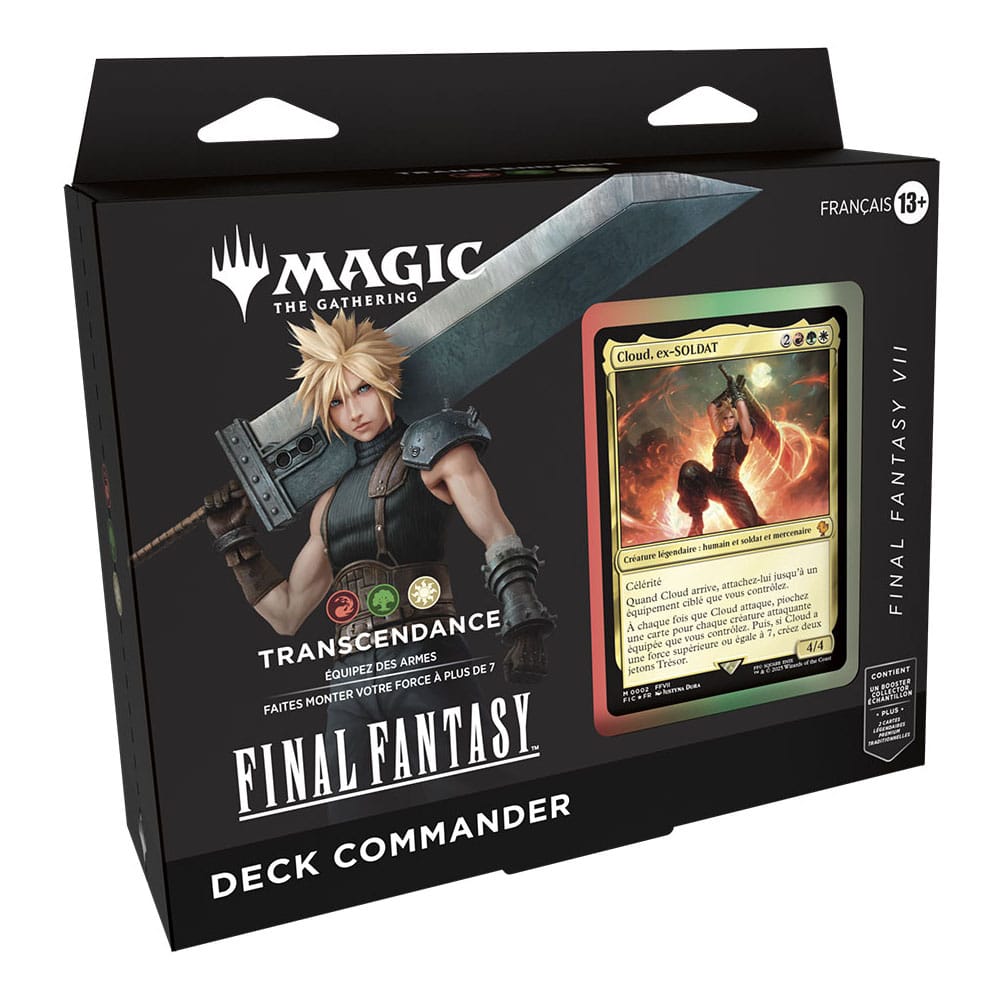 Magic the Gathering Final Fantasy Mazos de Commander Caja (4) francés
