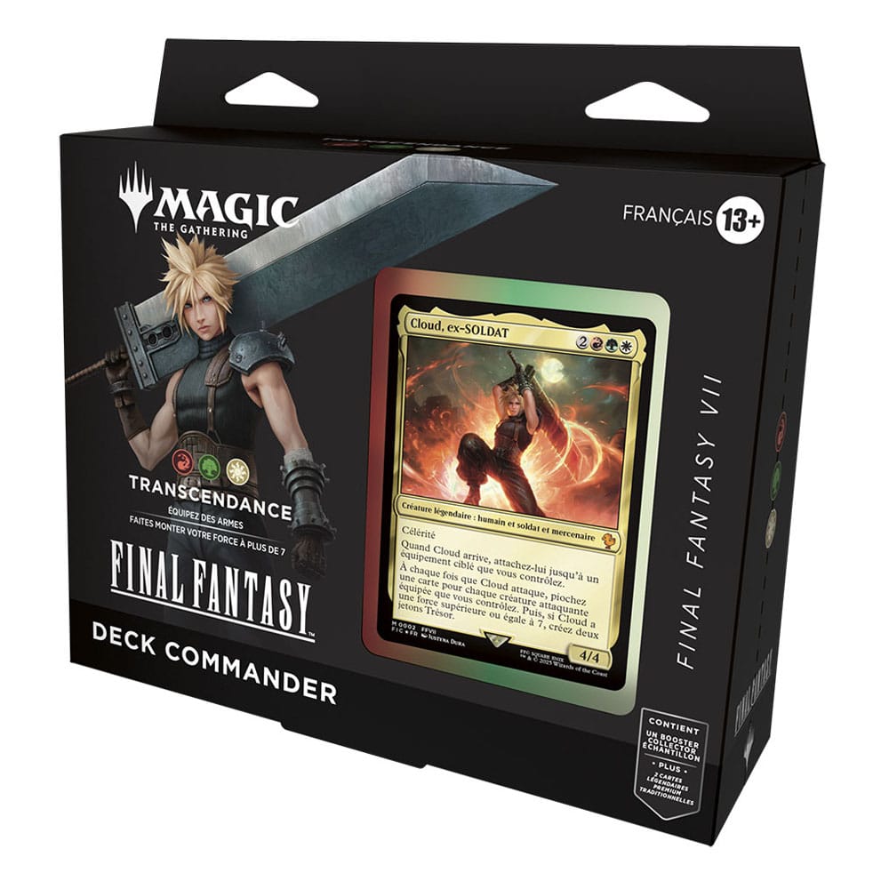 Magic the Gathering Final Fantasy Mazos de Commander Caja (4) francés