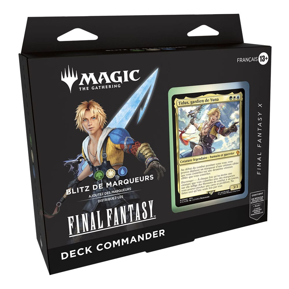 Magic the Gathering Final Fantasy Mazos de Commander Caja (4) francés