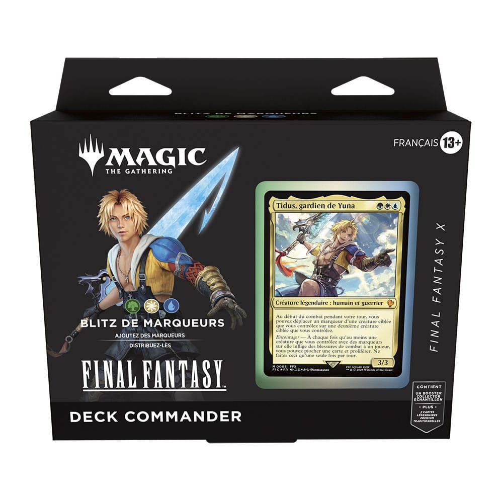 Magic the Gathering Final Fantasy Mazos de Commander Caja (4) francés