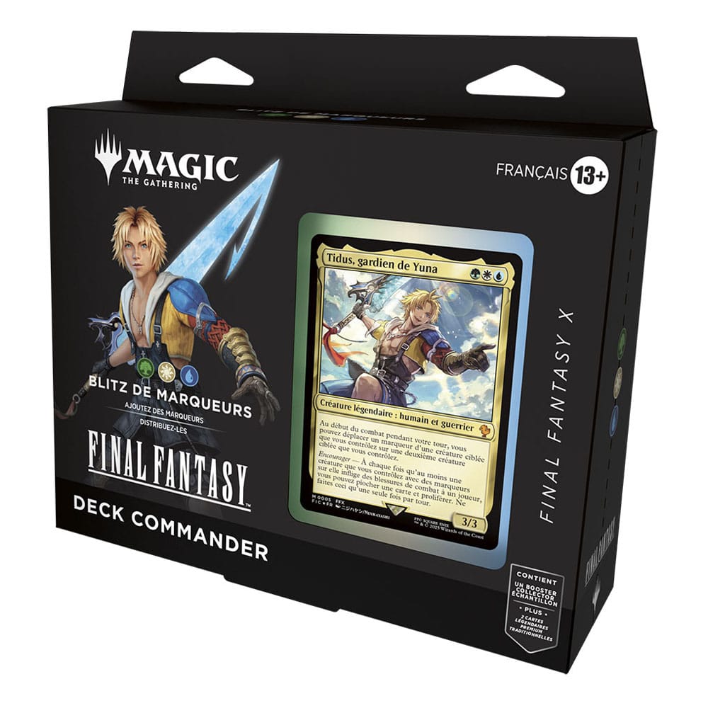 Magic the Gathering Final Fantasy Mazos de Commander Caja (4) francés