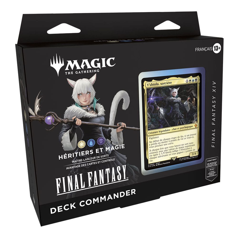 Magic the Gathering Final Fantasy Mazos de Commander Caja (4) francés