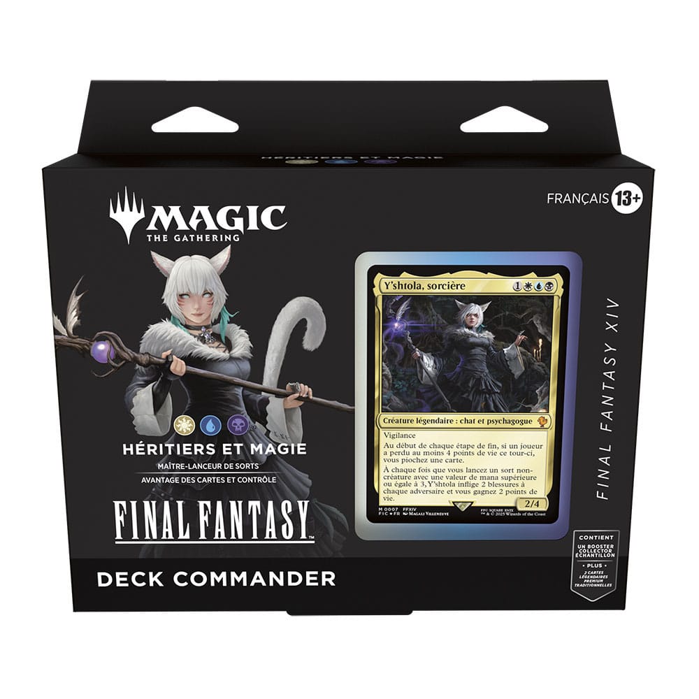 Magic the Gathering Final Fantasy Mazos de Commander Caja (4) francés