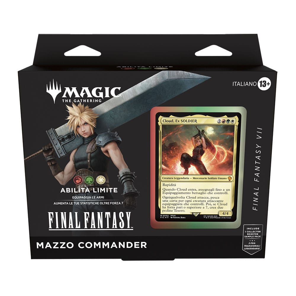 Magic the Gathering Final Fantasy Mazos de Commander Caja (4) italiano