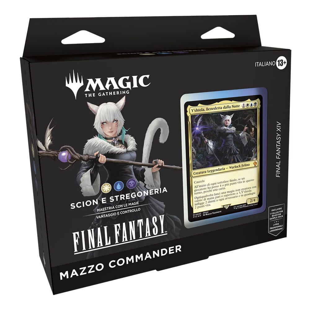 Magic the Gathering Final Fantasy Mazos de Commander Caja (4) italiano