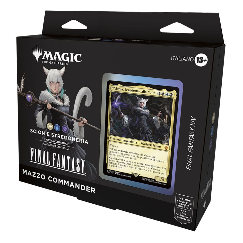 Magic the Gathering Final Fantasy Mazos de Commander Caja (4) italiano