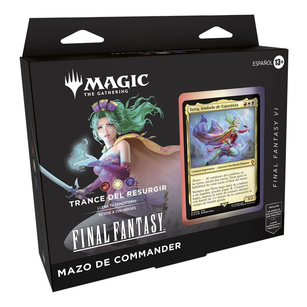 Magic the Gathering Final Fantasy Mazos de Commander Caja (4) castellano