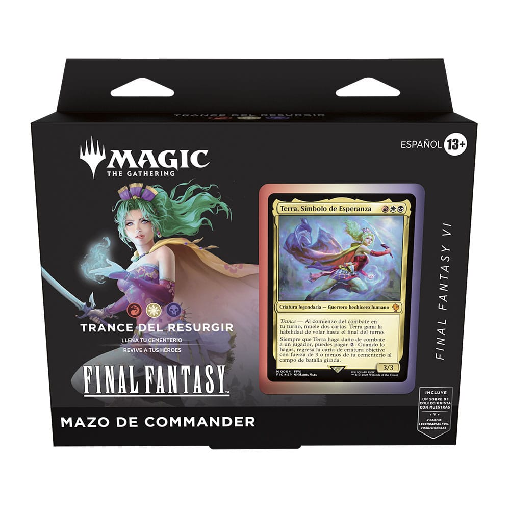 Magic the Gathering Final Fantasy Mazos de Commander Caja (4) castellano