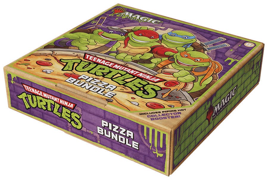 Magic the Gathering Teenage Mutant Ninja Turtles Pizza Bundle inglés Frikytopia