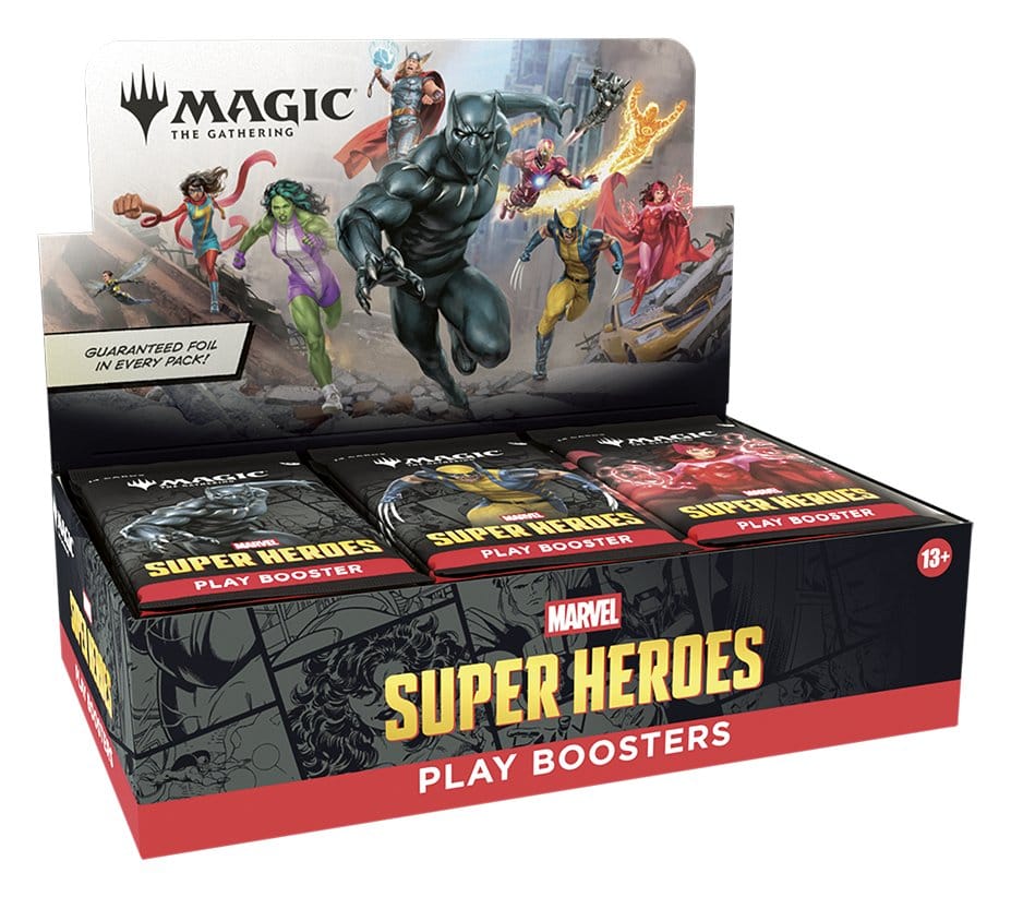 Magic the Gathering Marvel Super Heroes Caja de Sobres de Juego (30) inglés