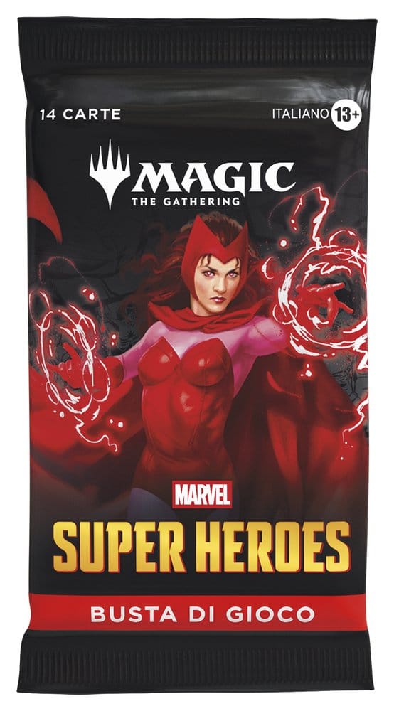 Magic the Gathering Marvel Super Heroes Caja de Sobres de Juego (30) italiano