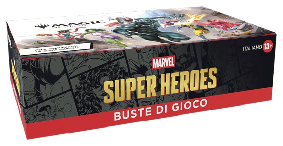 Magic the Gathering Marvel Super Heroes Caja de Sobres de Juego (30) italiano
