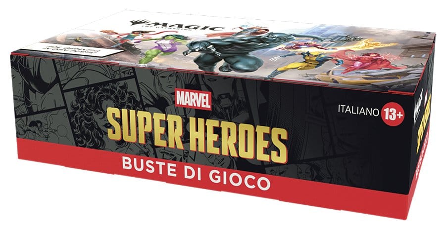 Magic the Gathering Marvel Super Heroes Caja de Sobres de Juego (30) italiano
