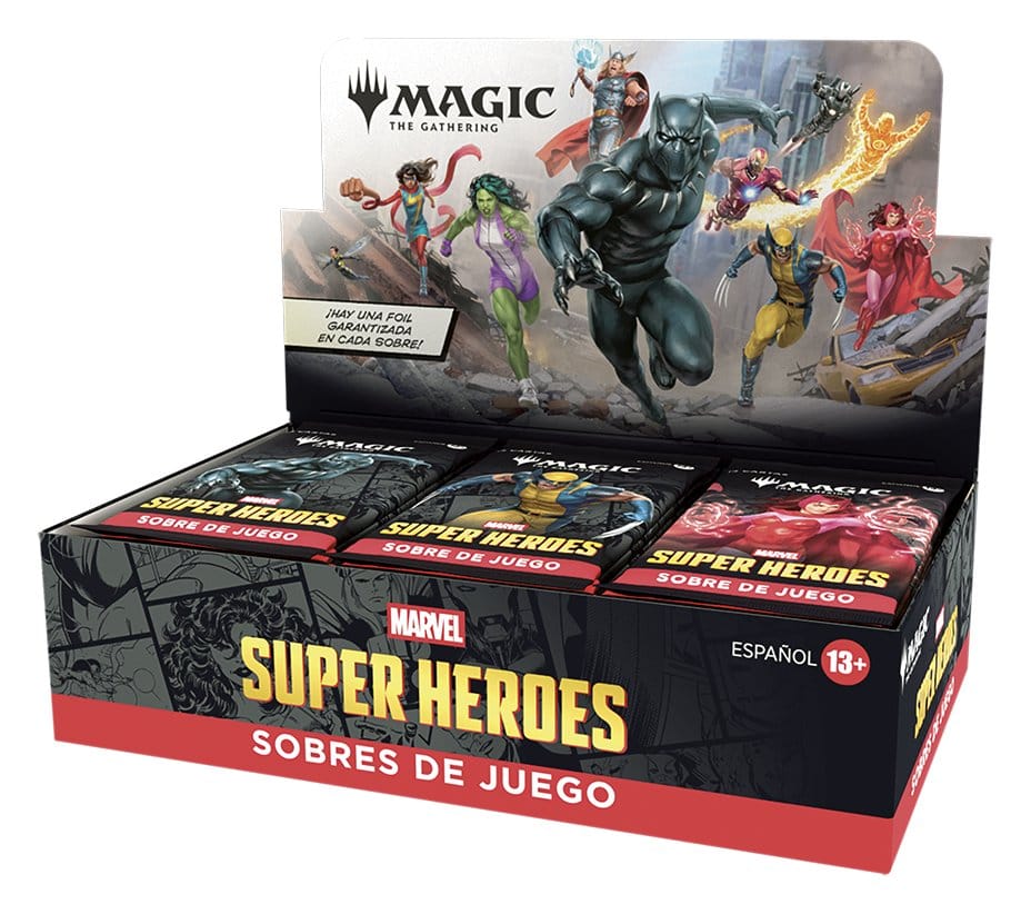 Magic the Gathering Marvel Super Heroes Caja de Sobres de Juego (30) castellano Frikytopia