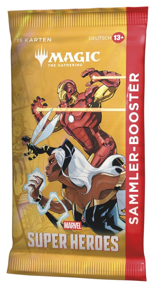 Magic the Gathering Marvel Super Heroes Caja de Sobres de coleccionista (12) alemán