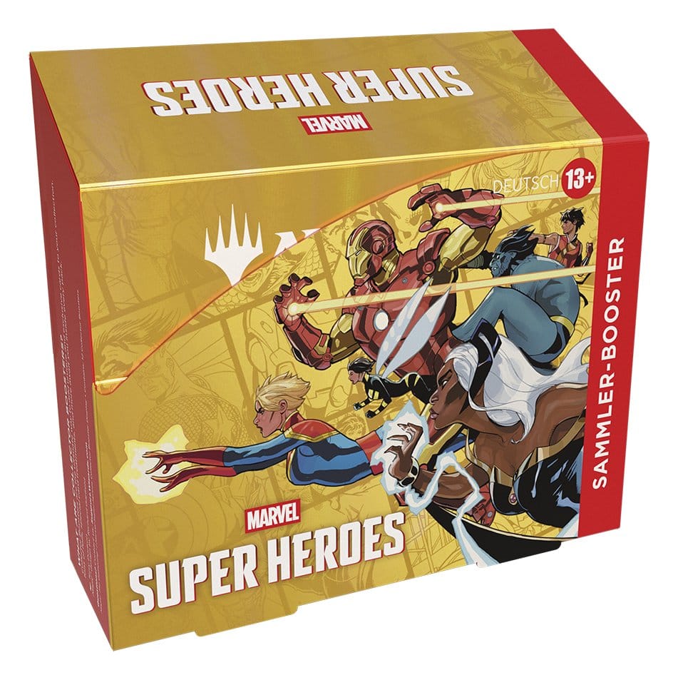 Magic the Gathering Marvel Super Heroes Caja de Sobres de coleccionista (12) alemán