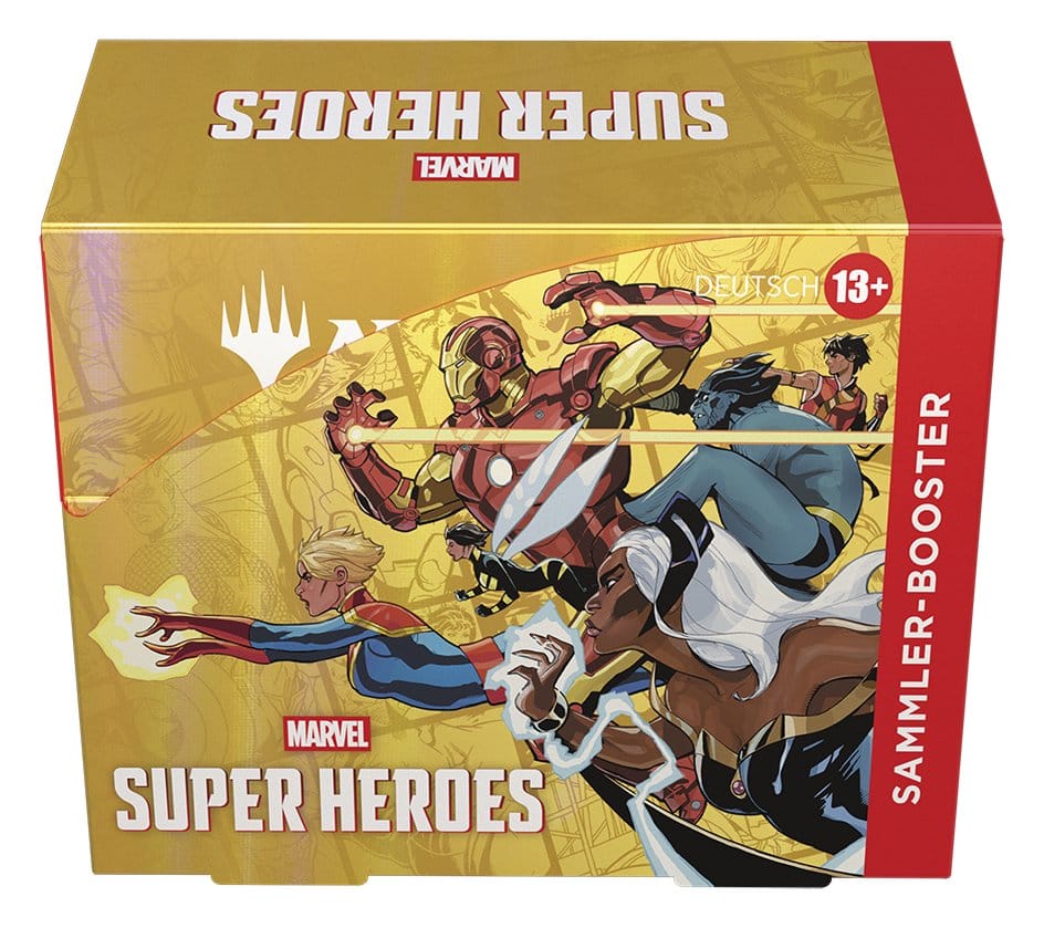 Magic the Gathering Marvel Super Heroes Caja de Sobres de coleccionista (12) alemán
