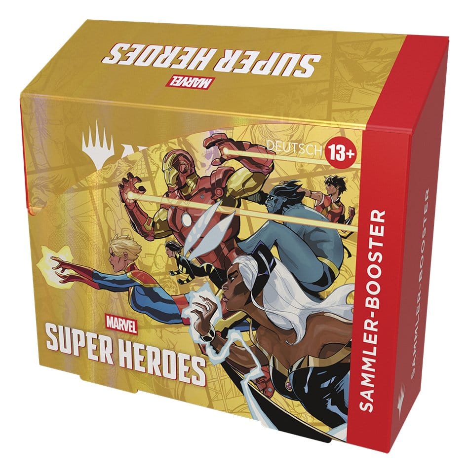 Magic the Gathering Marvel Super Heroes Caja de Sobres de coleccionista (12) alemán