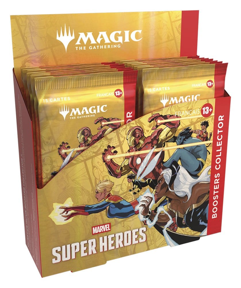 Magic the Gathering Marvel Super Heroes Caja de Sobres de coleccionista (12) francés