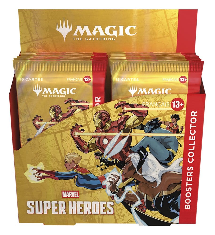 Magic the Gathering Marvel Super Heroes Caja de Sobres de coleccionista (12) francés