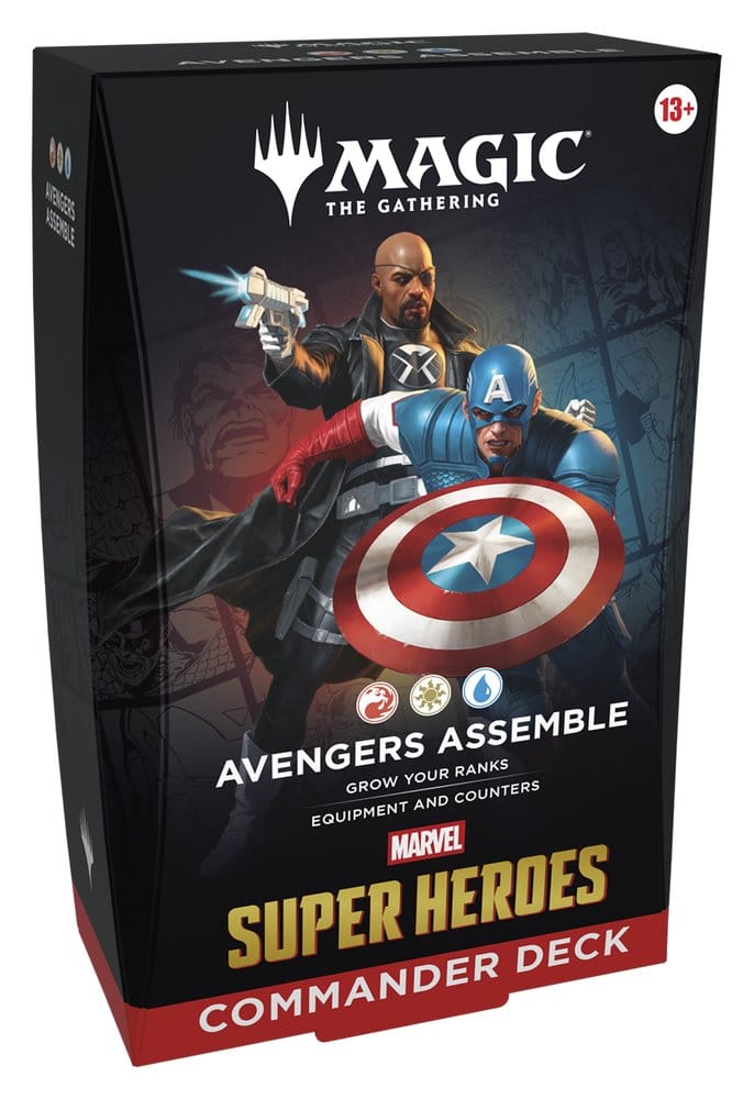 Magic the Gathering Marvel Super Heroes Commander Decks Caja (4) inglés