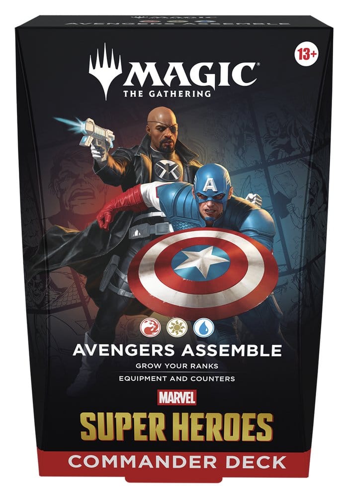 Magic the Gathering Marvel Super Heroes Commander Decks Caja (4) inglés