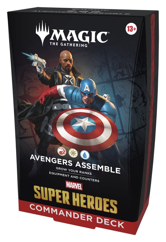Magic the Gathering Marvel Super Heroes Commander Decks Caja (4) inglés