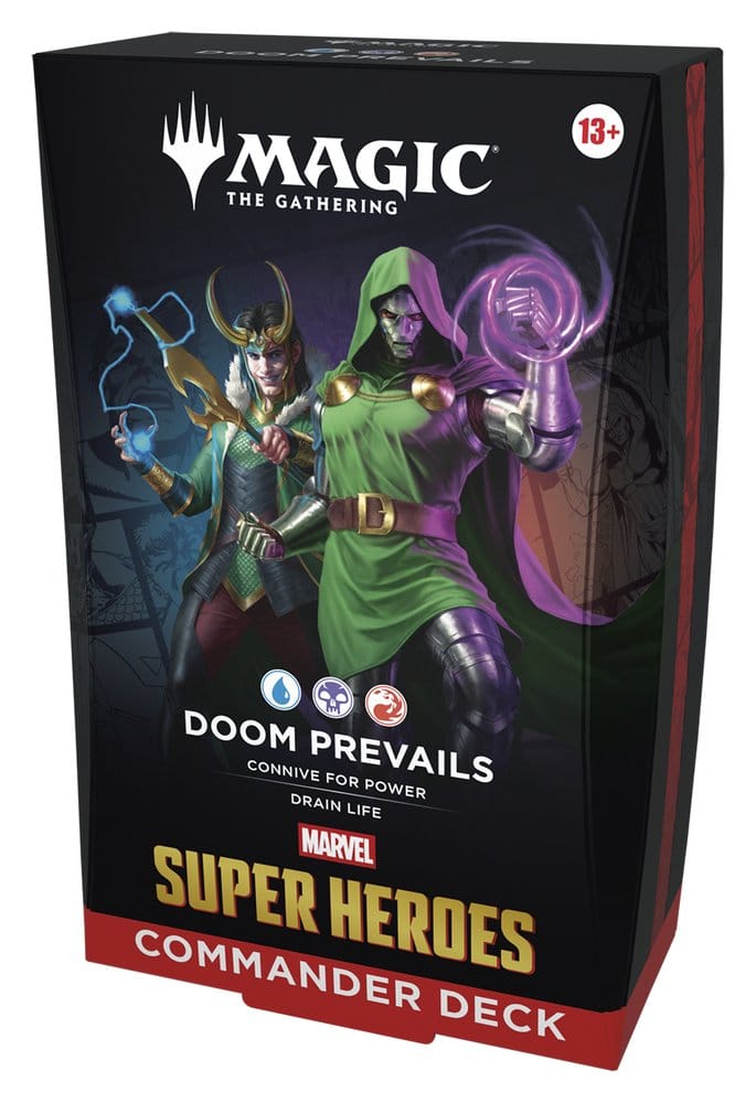 Magic the Gathering Marvel Super Heroes Commander Decks Caja (4) inglés