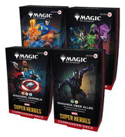 Magic the Gathering Marvel Super Heroes Commander Decks Caja (4) alemán