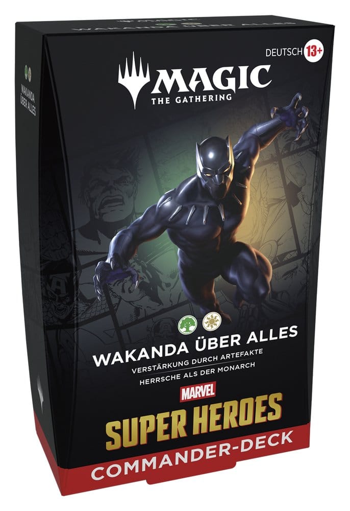 Magic the Gathering Marvel Super Heroes Commander Decks Caja (4) alemán