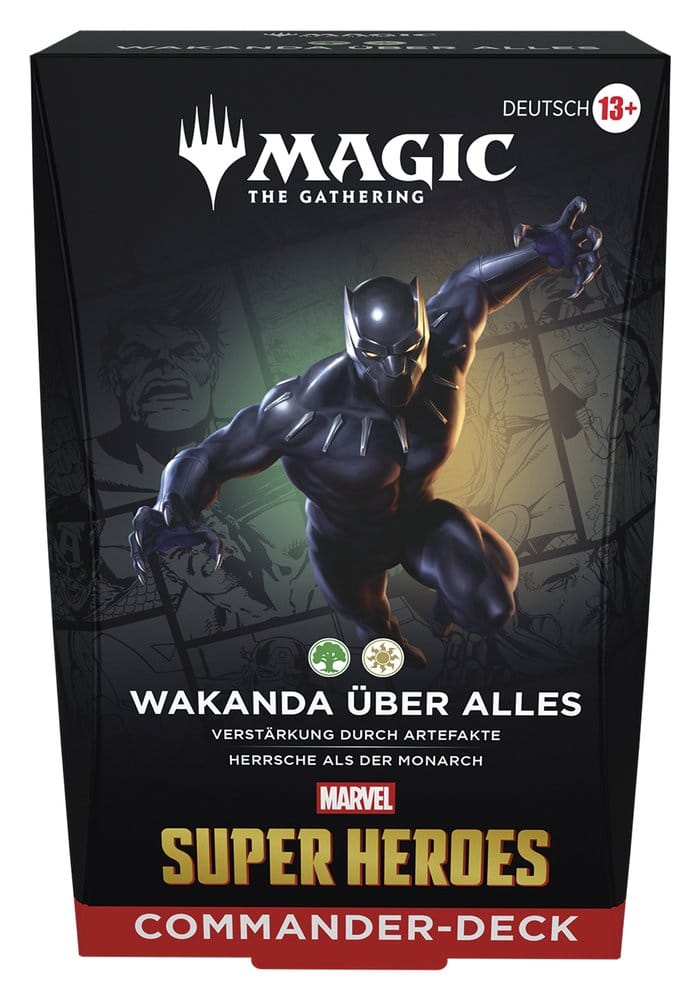 Magic the Gathering Marvel Super Heroes Commander Decks Caja (4) alemán