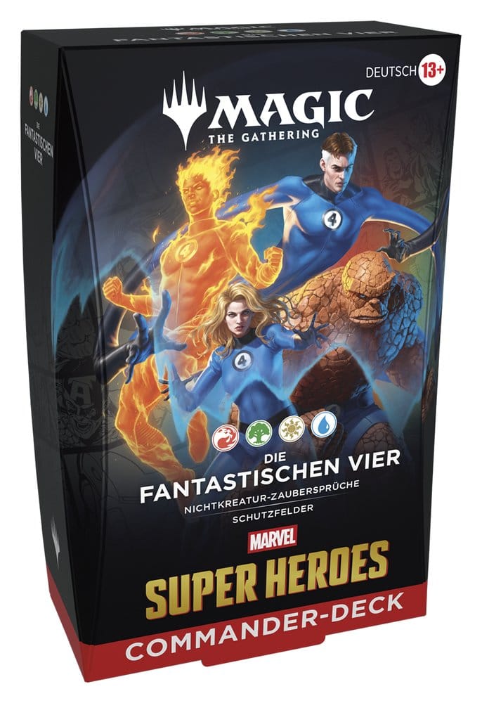 Magic the Gathering Marvel Super Heroes Commander Decks Caja (4) alemán