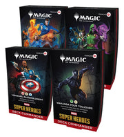 Magic the Gathering Marvel Super Heroes Commander Decks Caja (4) francés