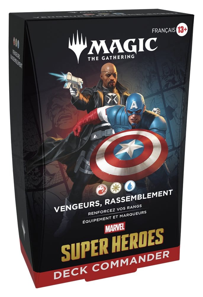 Magic the Gathering Marvel Super Heroes Commander Decks Caja (4) francés