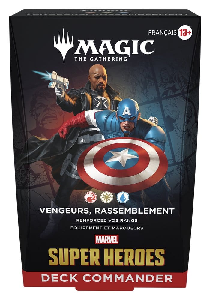 Magic the Gathering Marvel Super Heroes Commander Decks Caja (4) francés