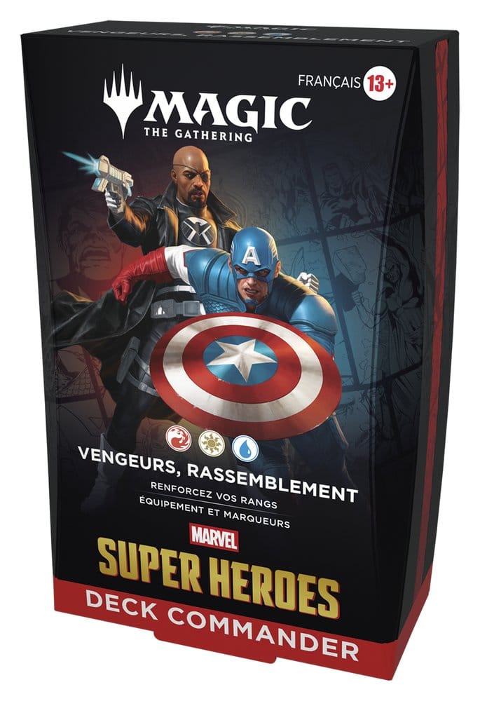 Magic the Gathering Marvel Super Heroes Commander Decks Caja (4) francés