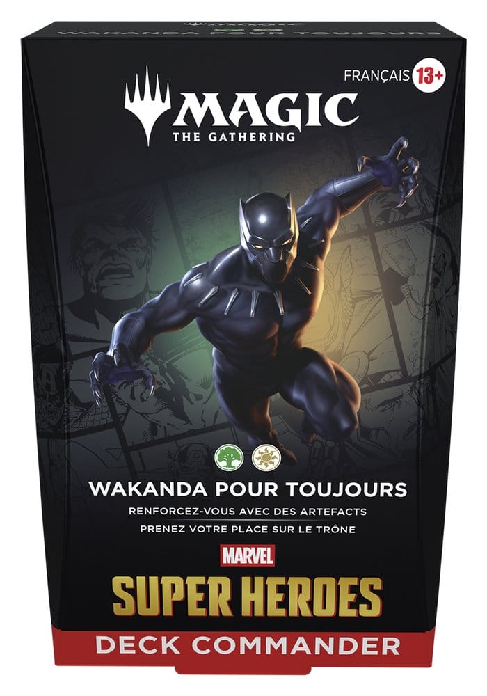 Magic the Gathering Marvel Super Heroes Commander Decks Caja (4) francés