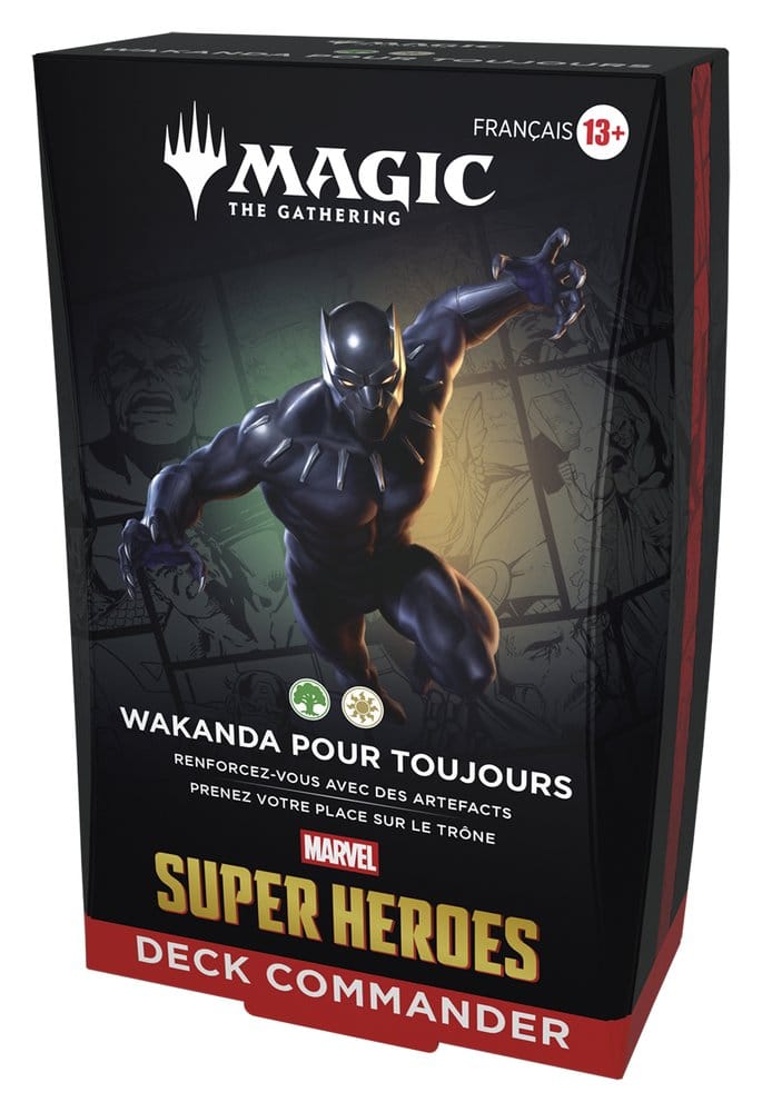Magic the Gathering Marvel Super Heroes Commander Decks Caja (4) francés