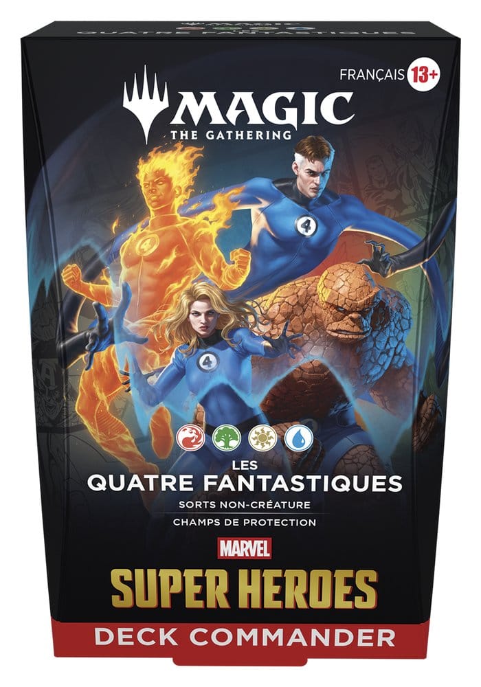 Magic the Gathering Marvel Super Heroes Commander Decks Caja (4) francés